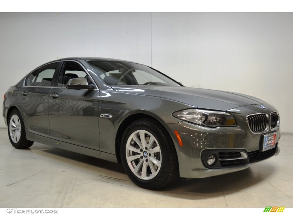 2015 5 Series 528i Sedan - Callisto Grey Metallic / Black photo #2
