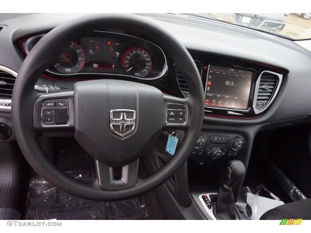 2015 Dart SXT - Passion Red Pearl / Black photo #7