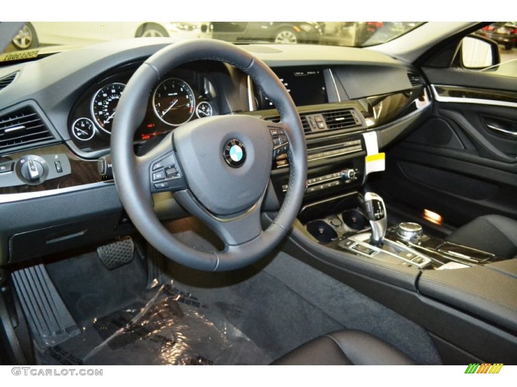 2015 5 Series 528i Sedan - Callisto Grey Metallic / Black photo #6