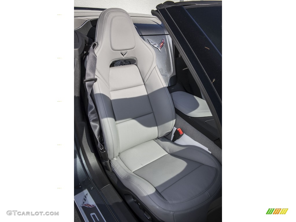 2014 Corvette Stingray Convertible - Cyber Gray Metallic / Gray photo #22