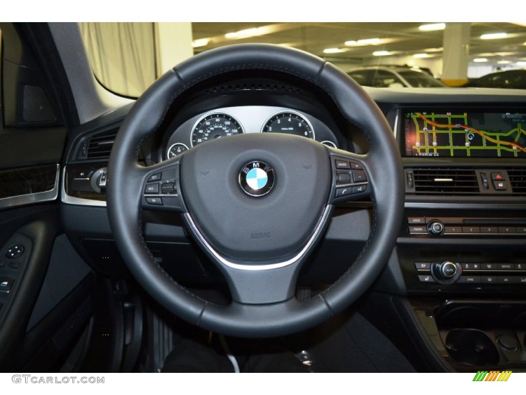 2015 5 Series 528i Sedan - Callisto Grey Metallic / Black photo #9