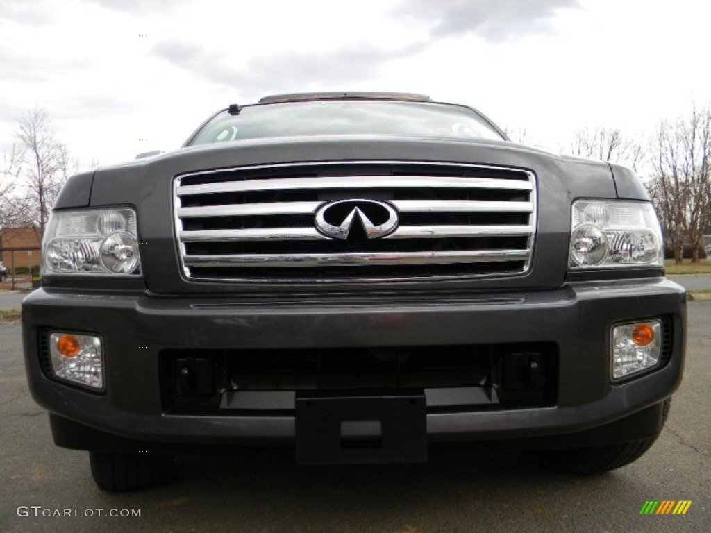 2005 QX 56 4WD - Silver Graphite Gray / Graphite photo #4