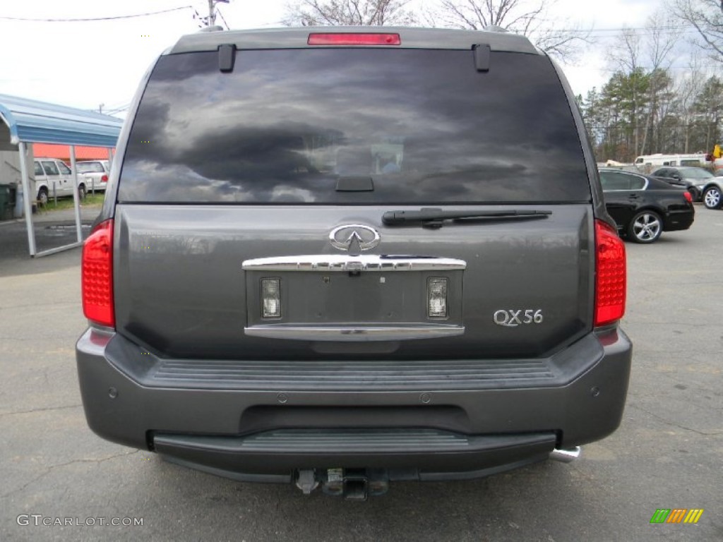 2005 QX 56 4WD - Silver Graphite Gray / Graphite photo #9
