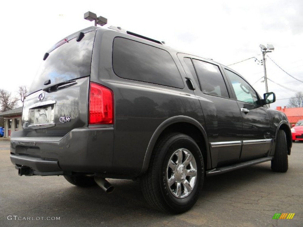 2005 QX 56 4WD - Silver Graphite Gray / Graphite photo #10