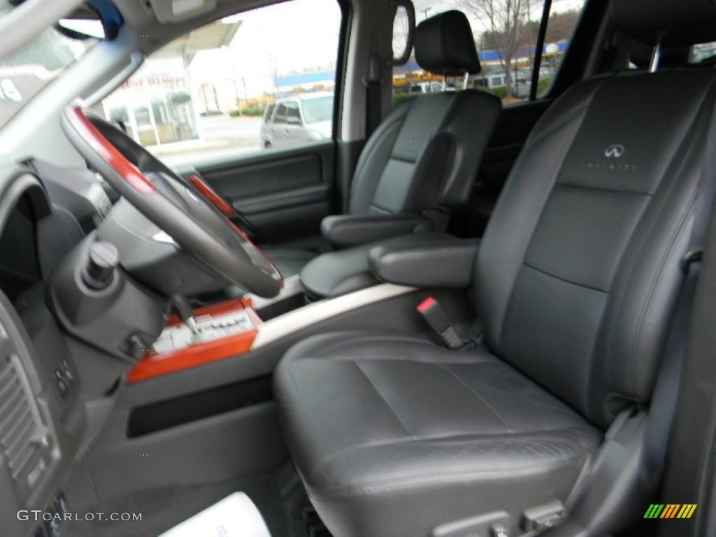 2005 QX 56 4WD - Silver Graphite Gray / Graphite photo #18