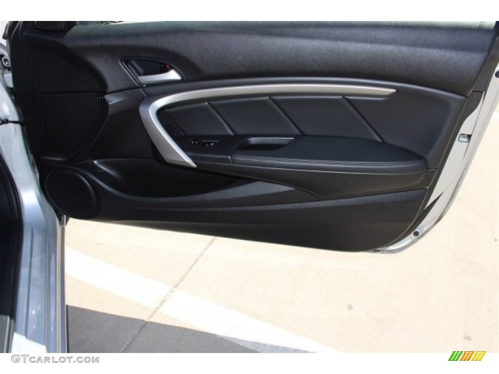 2009 Accord EX-L V6 Coupe - Alabaster Silver Metallic / Black photo #16
