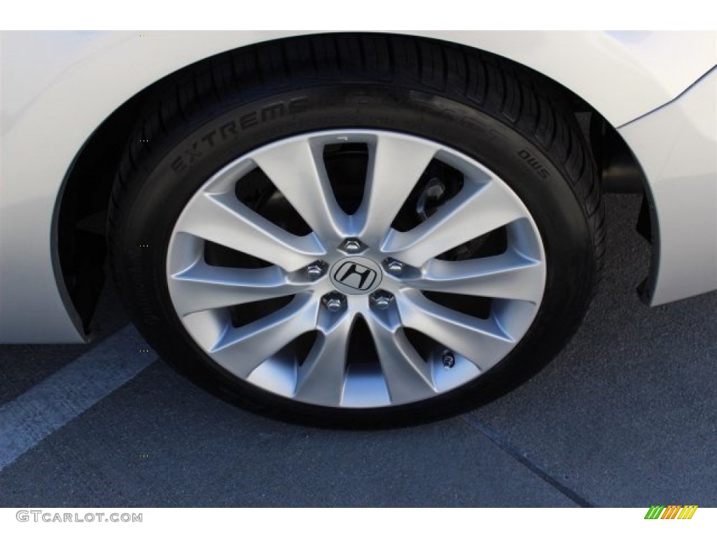 2009 Accord EX-L V6 Coupe - Alabaster Silver Metallic / Black photo #21