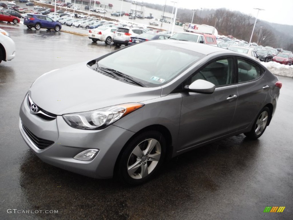 2012 Elantra GLS - Harbor Gray Metallic / Gray photo #5
