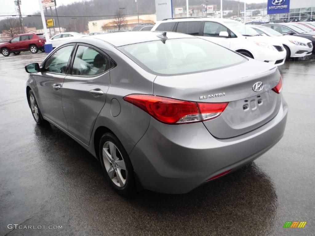 2012 Elantra GLS - Harbor Gray Metallic / Gray photo #6