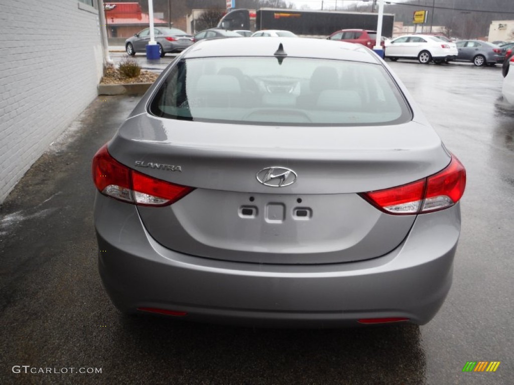 2012 Elantra GLS - Harbor Gray Metallic / Gray photo #7
