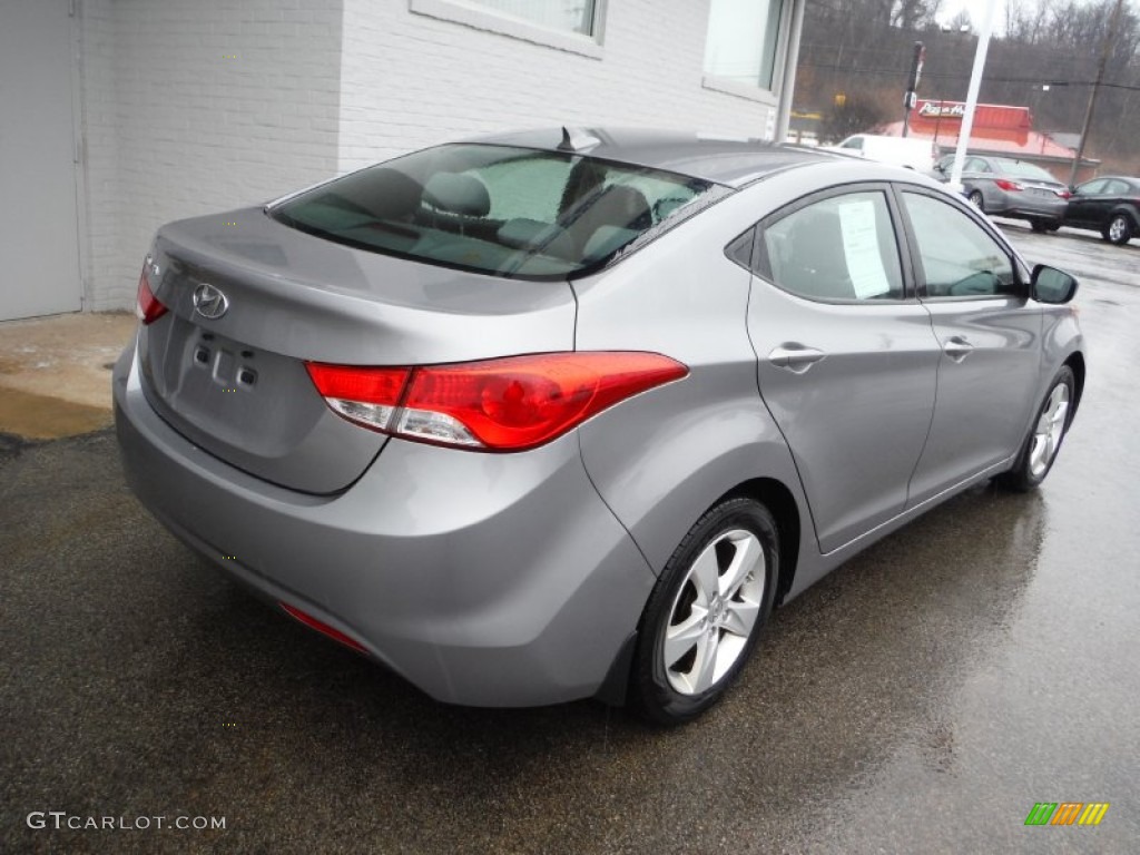 2012 Elantra GLS - Harbor Gray Metallic / Gray photo #8