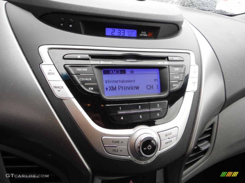 2012 Elantra GLS - Harbor Gray Metallic / Gray photo #15