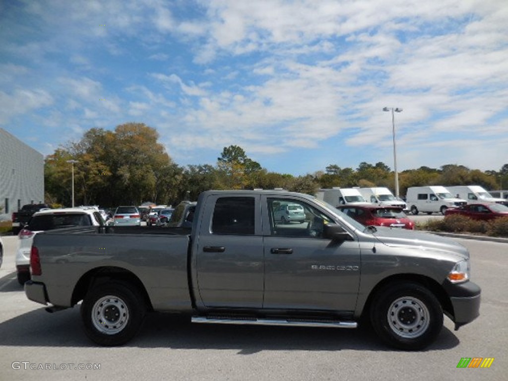 2011 Ram 1500 ST Quad Cab - Mineral Gray Metallic / Dark Slate Gray/Medium Graystone photo #9