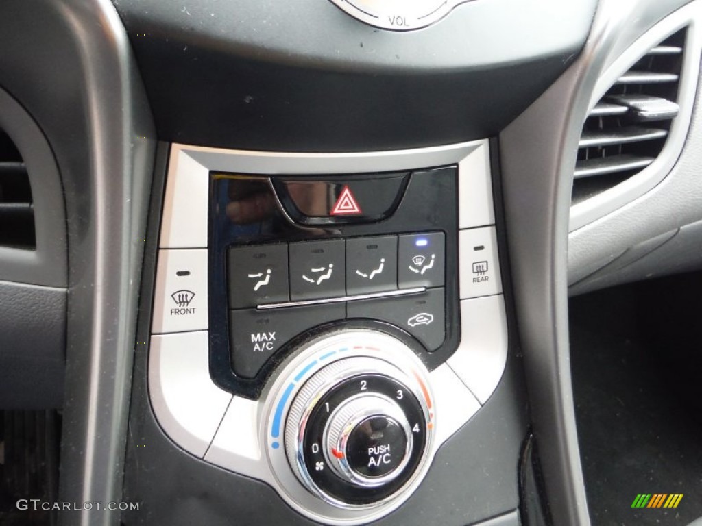 2012 Elantra GLS - Harbor Gray Metallic / Gray photo #17