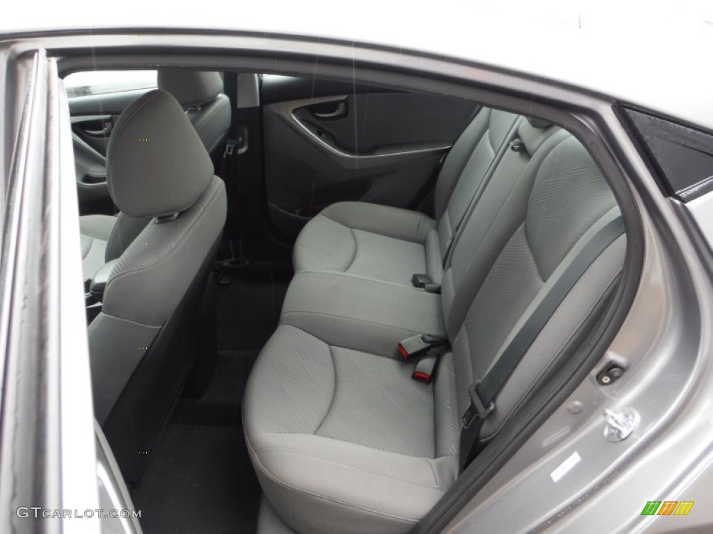 2012 Elantra GLS - Harbor Gray Metallic / Gray photo #21