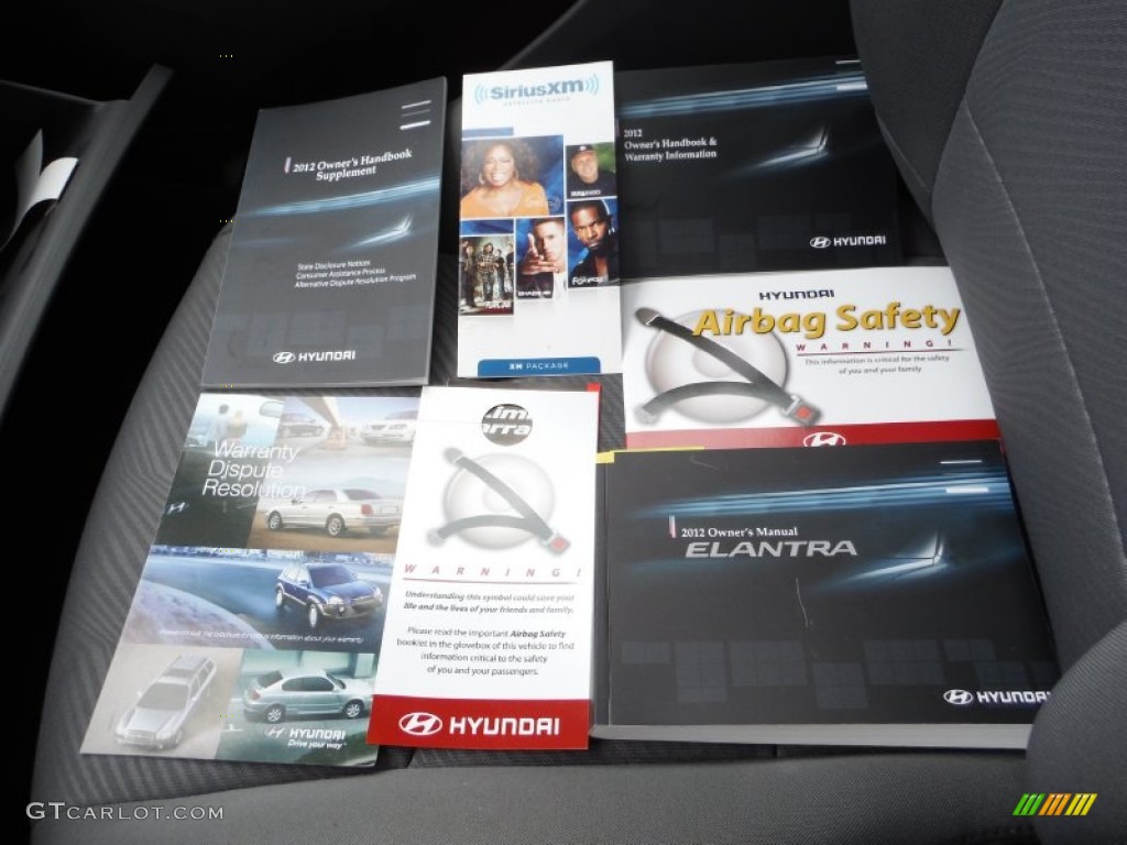 2012 Elantra GLS - Harbor Gray Metallic / Gray photo #23