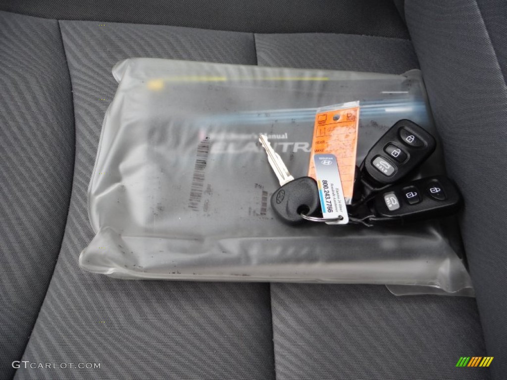2012 Elantra GLS - Harbor Gray Metallic / Gray photo #24