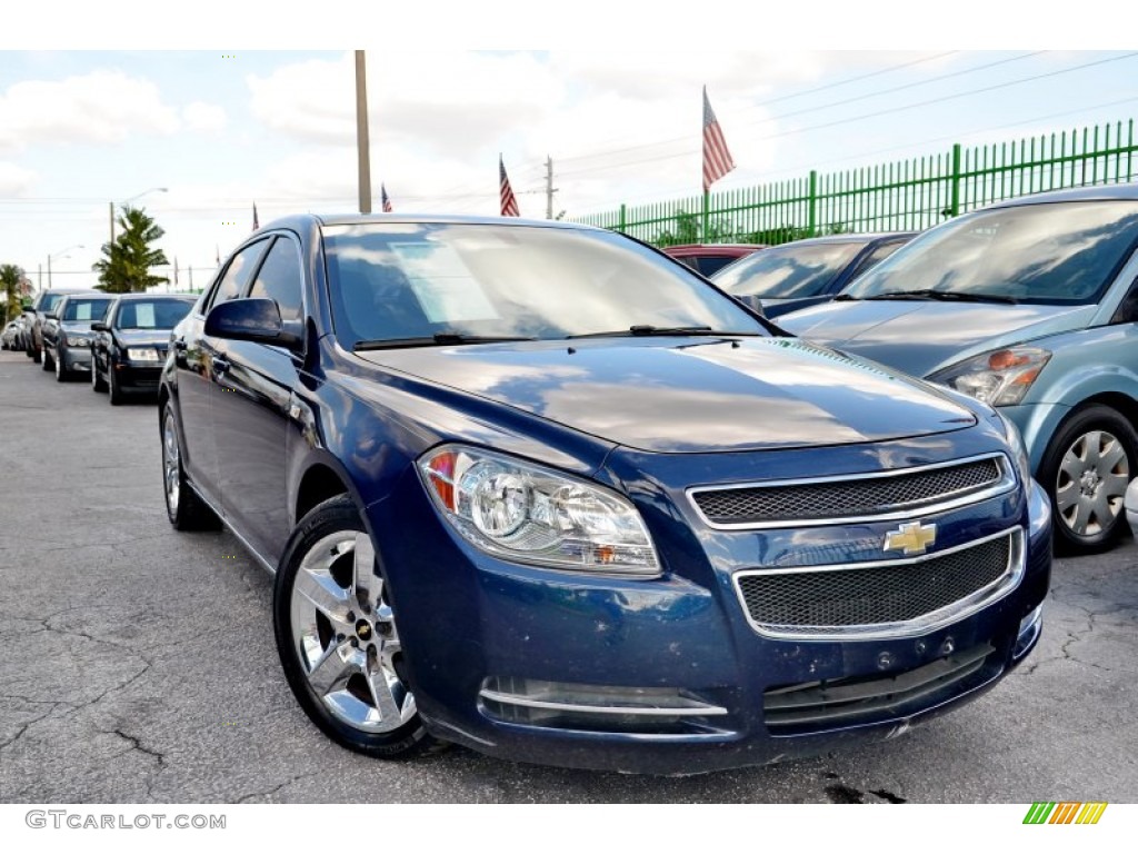 2008 Malibu LT Sedan - Imperial Blue Metallic / Ebony photo #1