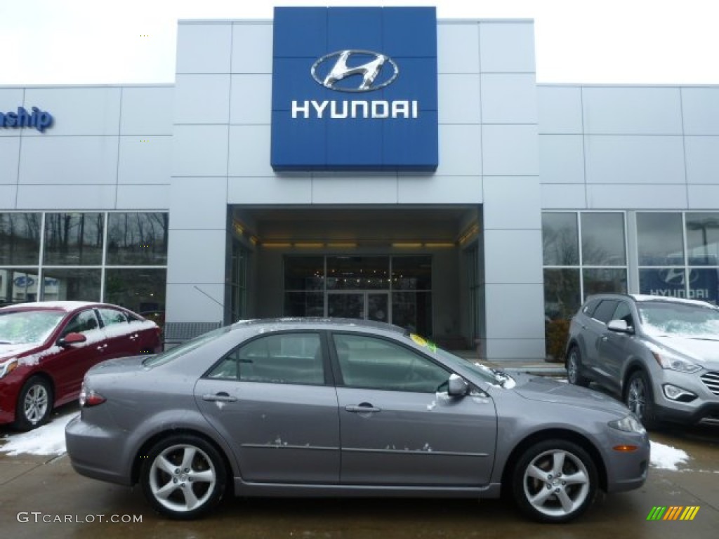 2008 MAZDA6 i Sport Sedan - Tungsten Gray Metallic / Gray photo #1