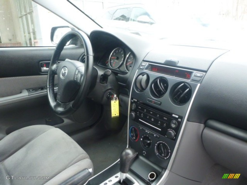 2008 MAZDA6 i Sport Sedan - Tungsten Gray Metallic / Gray photo #3