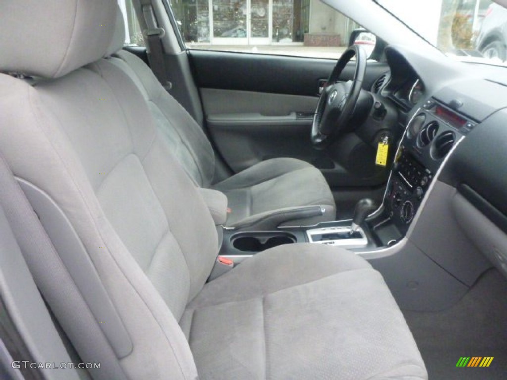 2008 MAZDA6 i Sport Sedan - Tungsten Gray Metallic / Gray photo #4