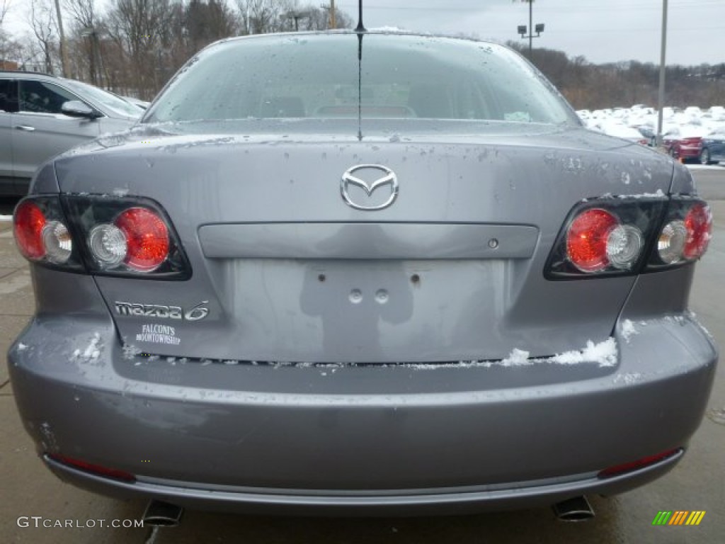 2008 MAZDA6 i Sport Sedan - Tungsten Gray Metallic / Gray photo #7