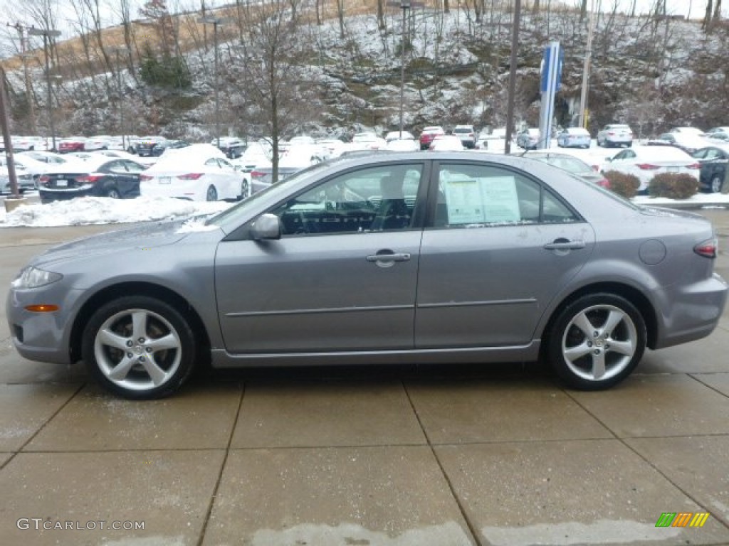 2008 MAZDA6 i Sport Sedan - Tungsten Gray Metallic / Gray photo #9