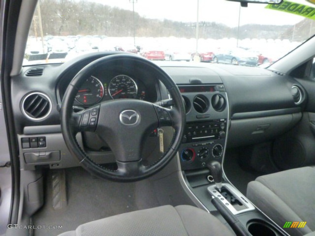 2008 MAZDA6 i Sport Sedan - Tungsten Gray Metallic / Gray photo #16