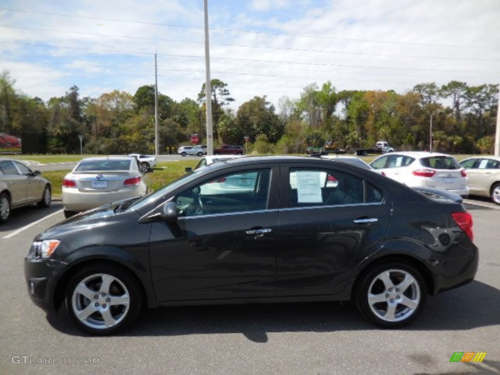 Mocha Bronze Metallic 2014 Chevrolet Sonic LTZ Sedan Exterior Photo #102094268