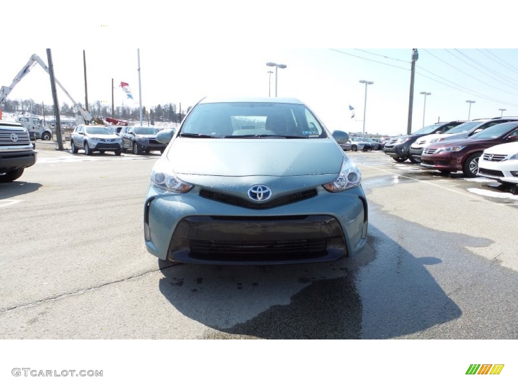 2015 Prius v Four - Sea Glass Pearl / Black photo #1