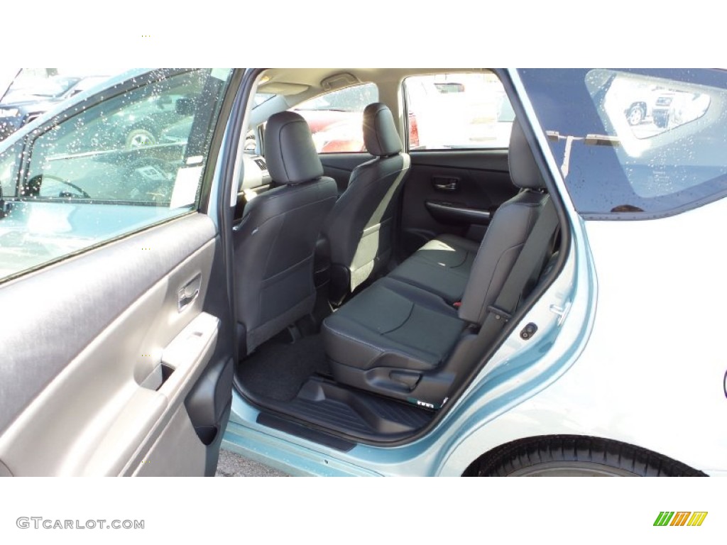 2015 Prius v Four - Sea Glass Pearl / Black photo #11