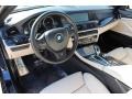 Oyster/Black Interior Photo for 2012 BMW 5 Series #102094572