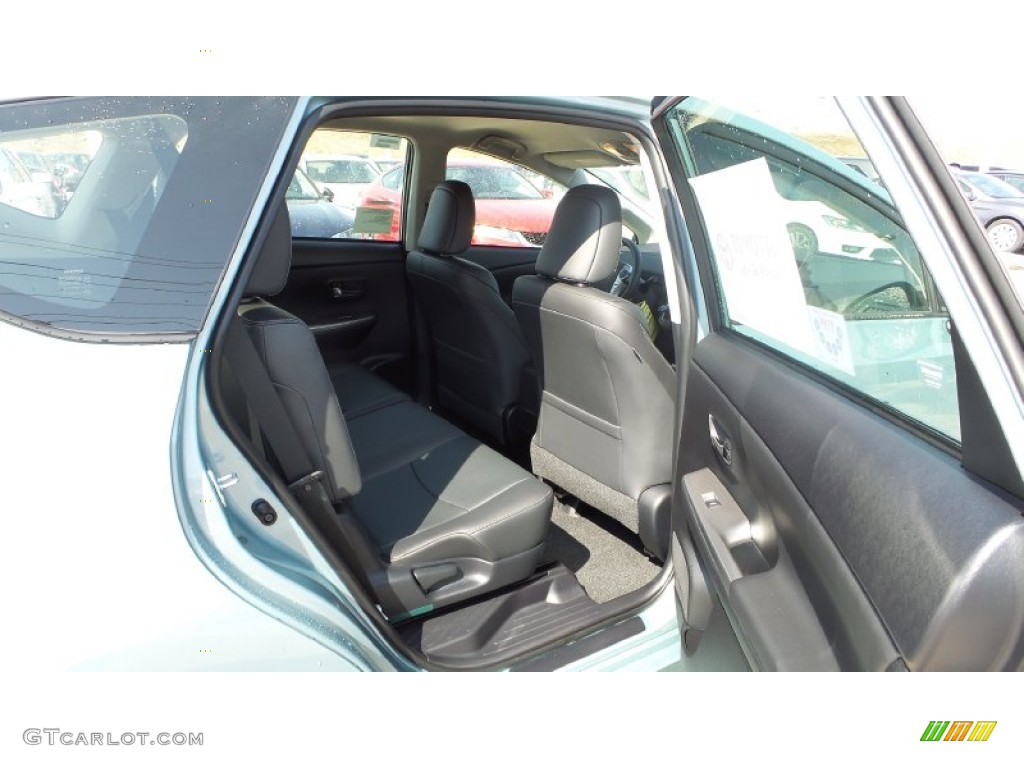 2015 Prius v Four - Sea Glass Pearl / Black photo #15