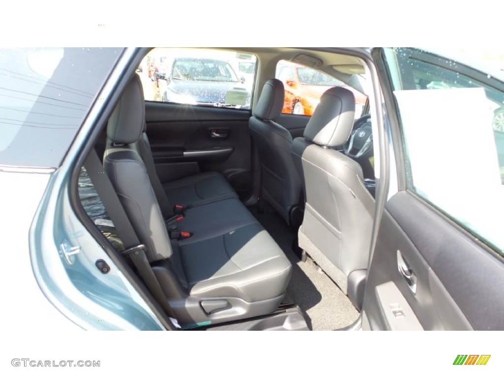 2015 Prius v Four - Sea Glass Pearl / Black photo #31