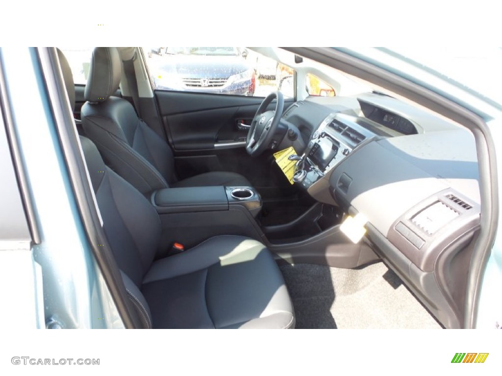 2015 Prius v Four - Sea Glass Pearl / Black photo #33
