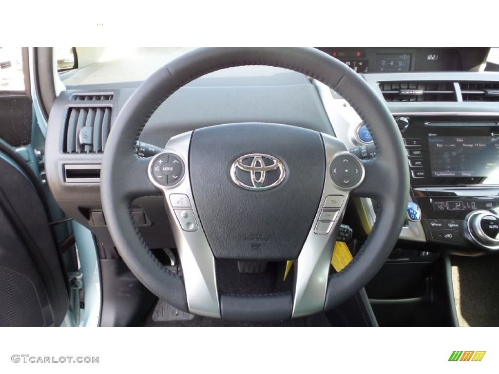 2015 Toyota Prius v Four Steering Wheel Photos