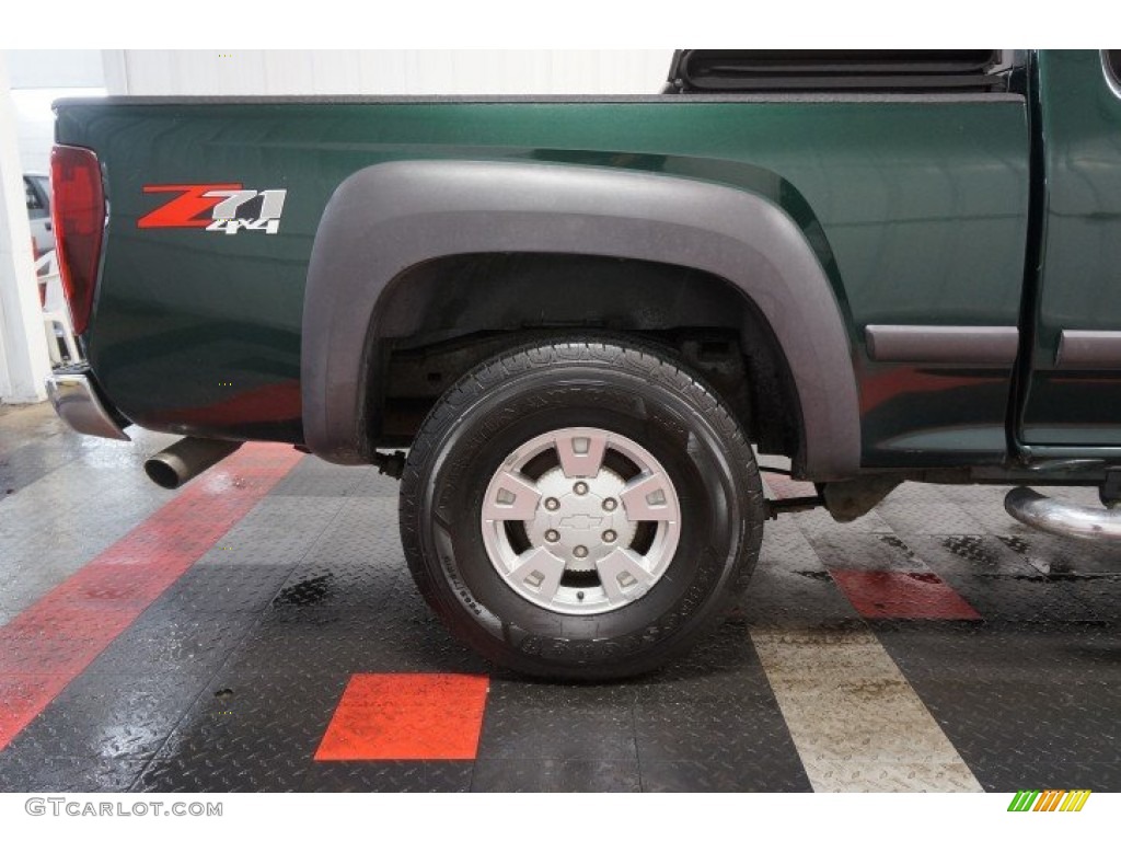 2004 Colorado Z71 Extended Cab 4x4 - Dark Green Metallic / Medium Dark Pewter photo #47