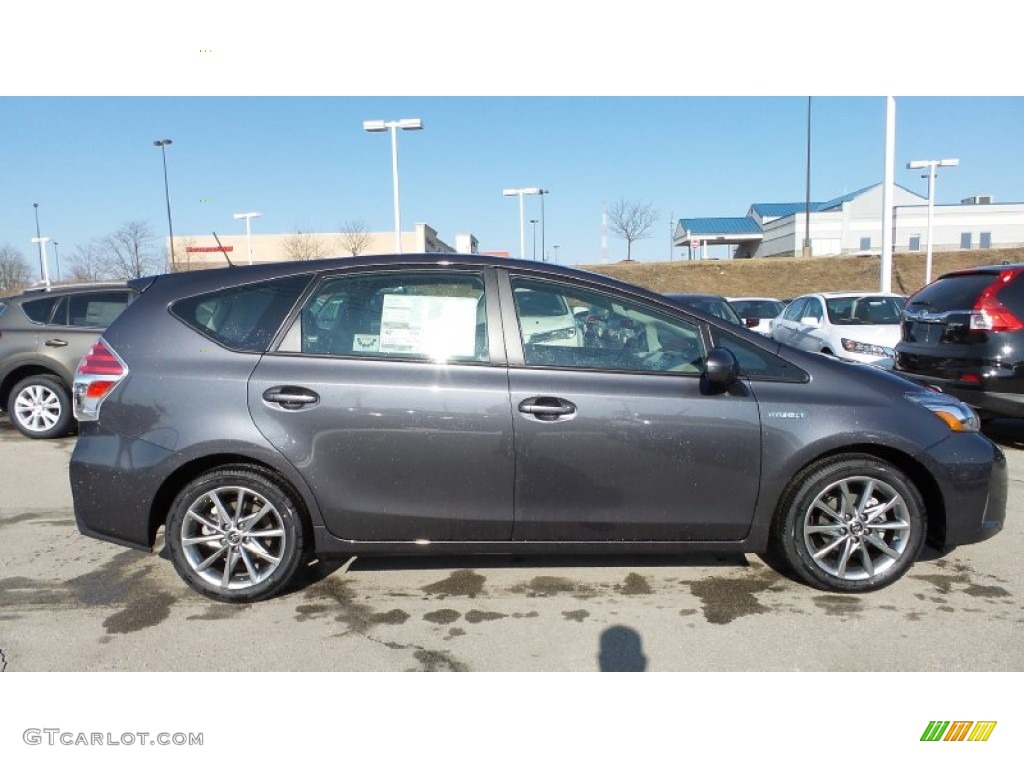 Magnetic Gray Metallic 2015 Toyota Prius v Five Exterior Photo #102095283