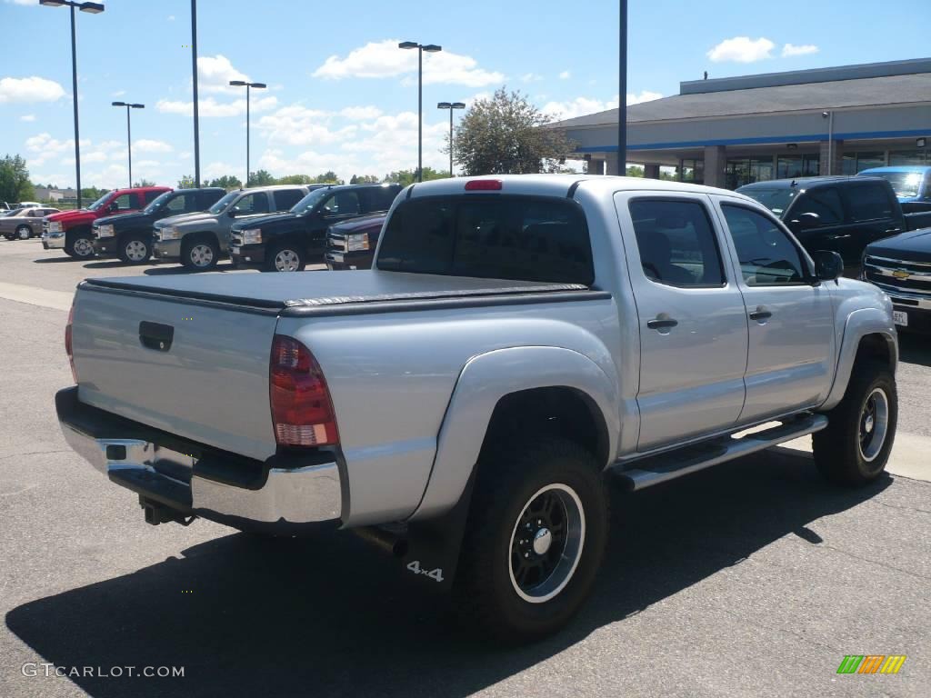 2007 Tacoma V6 SR5 Double Cab 4x4 - Silver Streak Mica / Graphite Gray photo #6