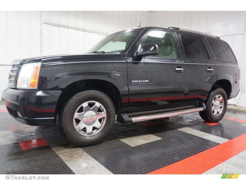 2003 Escalade AWD - Sable Black / Pewter photo #2