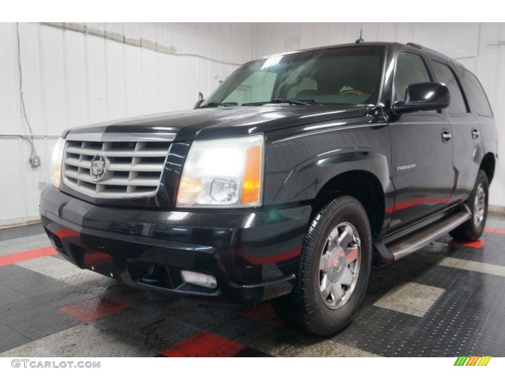 2003 Escalade AWD - Sable Black / Pewter photo #3