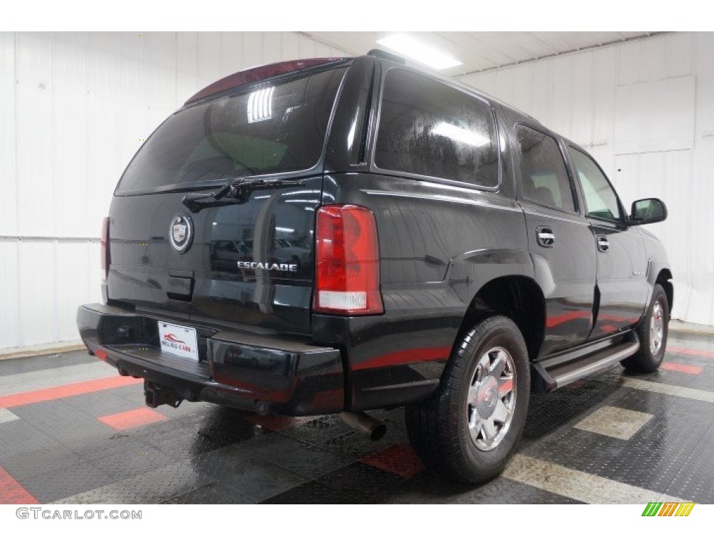 2003 Escalade AWD - Sable Black / Pewter photo #8