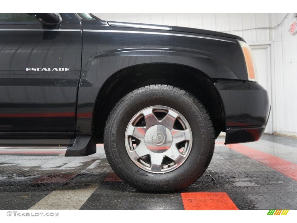 2003 Escalade AWD - Sable Black / Pewter photo #45