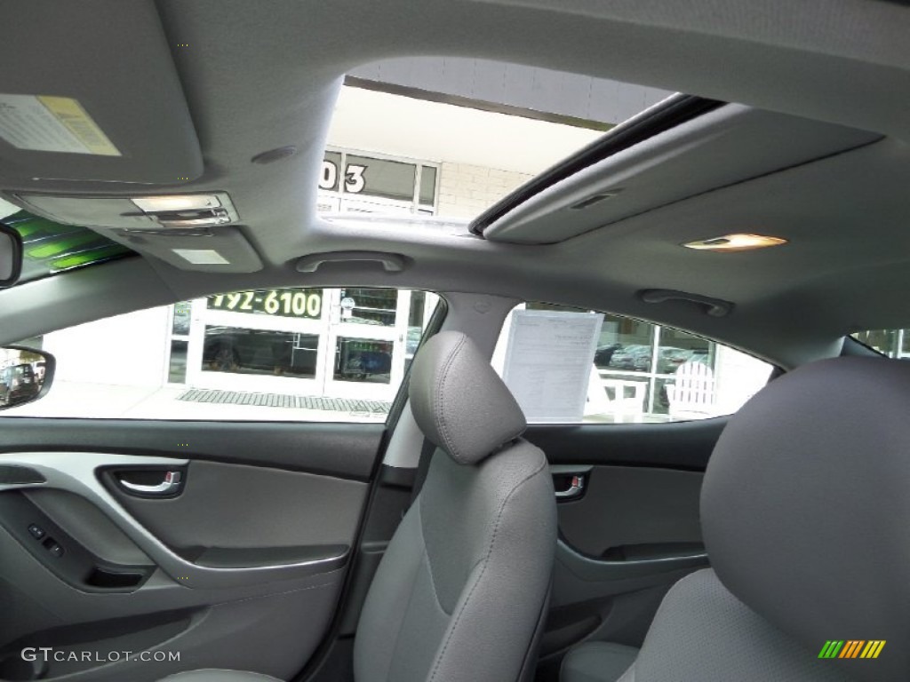 2014 Elantra Limited Sedan - Gray / Gray photo #11