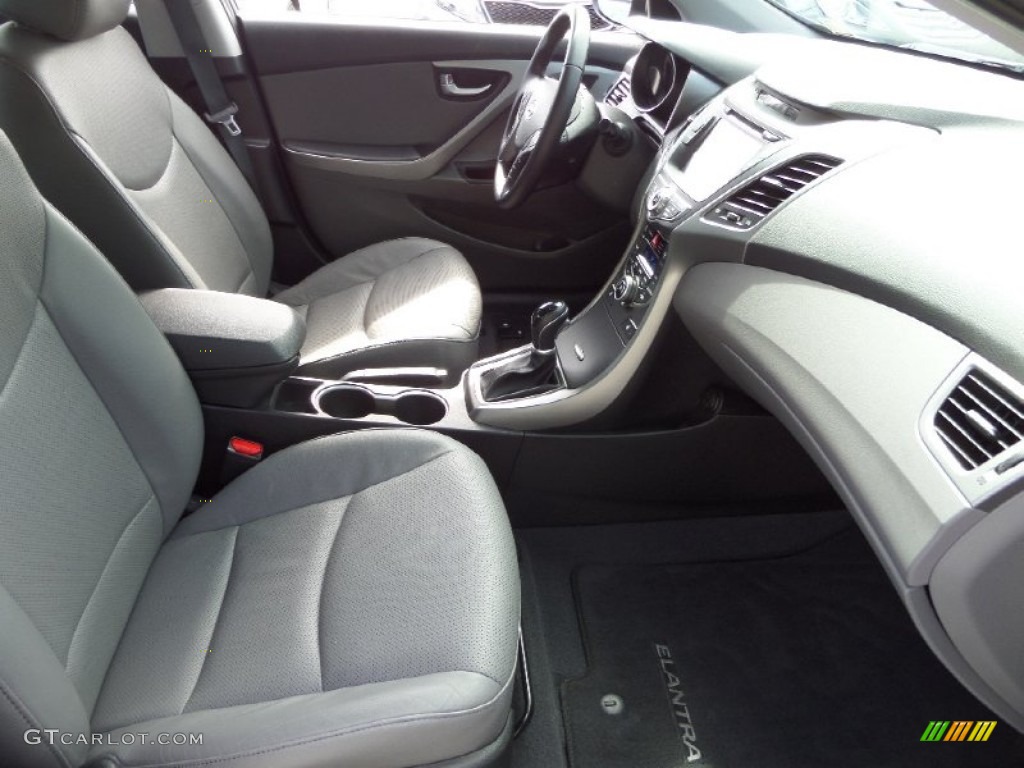 2014 Elantra Limited Sedan - Gray / Gray photo #13