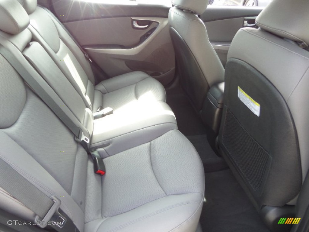 2014 Elantra Limited Sedan - Gray / Gray photo #14