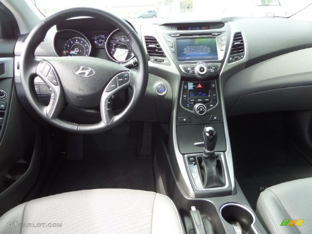2014 Elantra Limited Sedan - Gray / Gray photo #15