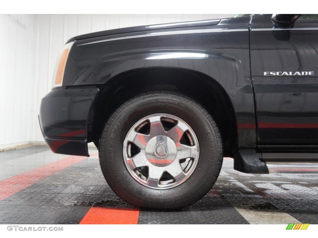2003 Escalade AWD - Sable Black / Pewter photo #67