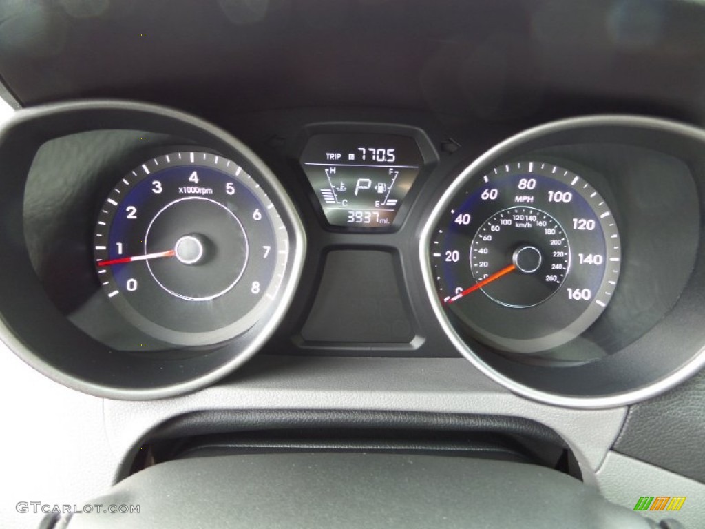 2014 Elantra Limited Sedan - Gray / Gray photo #16