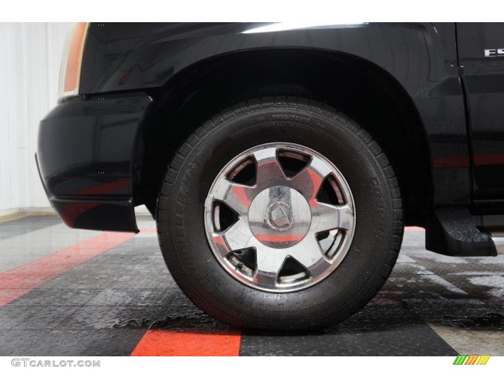 2003 Escalade AWD - Sable Black / Pewter photo #68